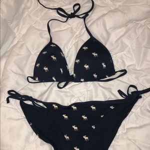 ABERCROMBIE moose logo bikini